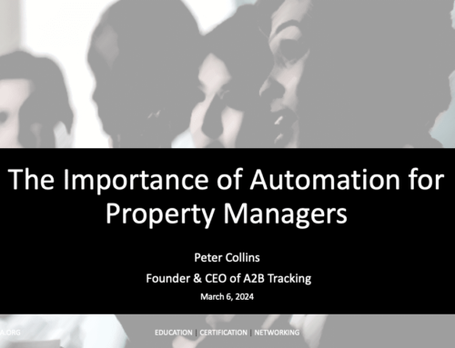 NPMA Webinar — Importance of Automation for Property Managers